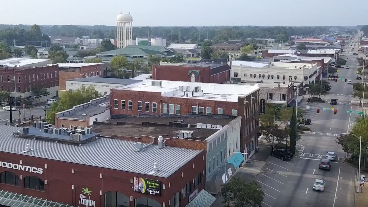 The city of Douglas is majority Black and the surrounding Coffee County is majority White. 