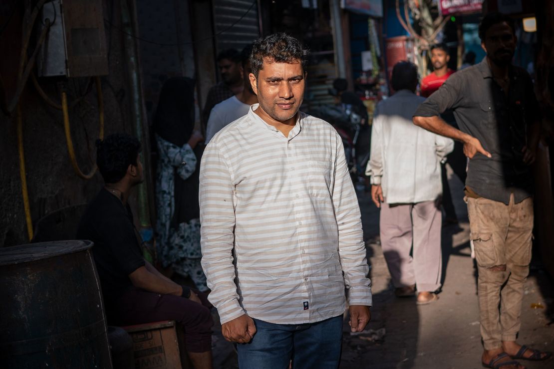 Jameel Shah poses for a photo in Mumbai on April 14, 2024.