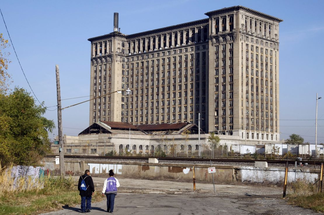 The Michigan Central Station train depot in November, 2011. For years, it stood as a haunting symbol of the city's decline and fall. The last train pulled out of the station in 1988, shortly before the Honda Accord became the best-selling car in America, a humbling milestone for the city and its top industry.