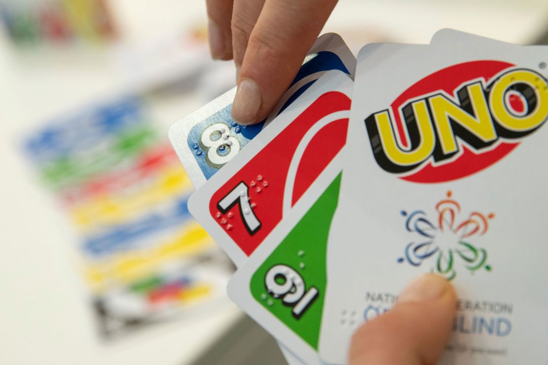 There are many variations of Uno, including this braille edition.