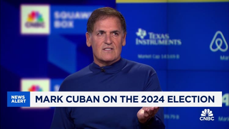 Mark Cuban on VP Harris' move to the center: She believes the country needs to come together