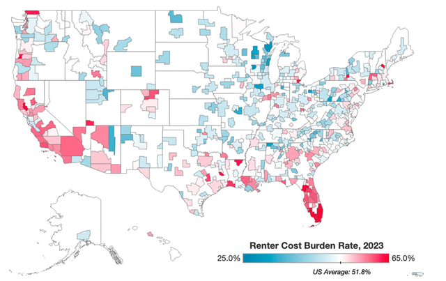 A map of the united states Description automatically generated